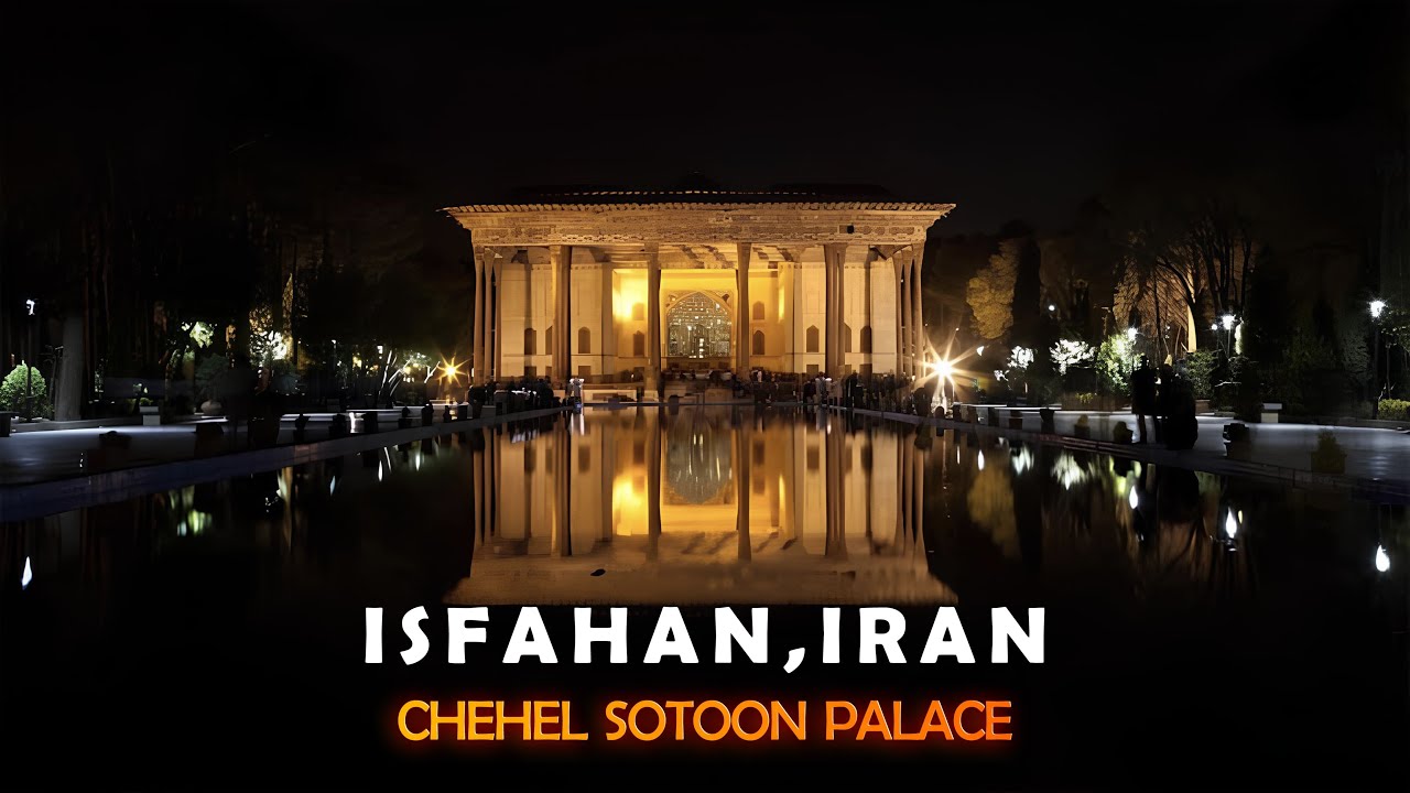 Chehel Sotoun Palace Walk | Safavi Art, Columns & Persian Garden | Isfahan