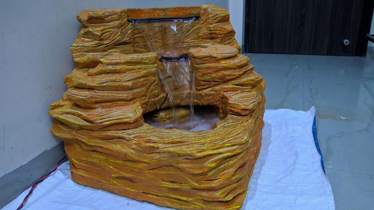 How to make corner waterfall