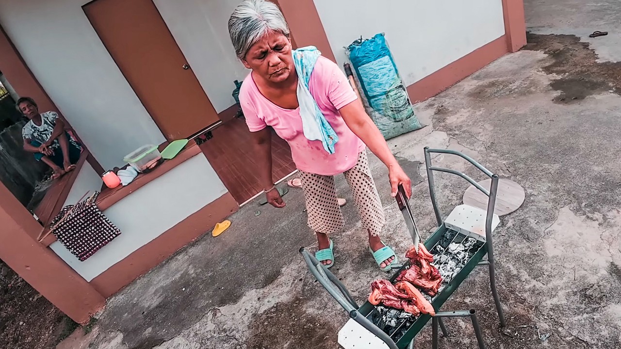 Cooking Pork Belly on $6 Grill