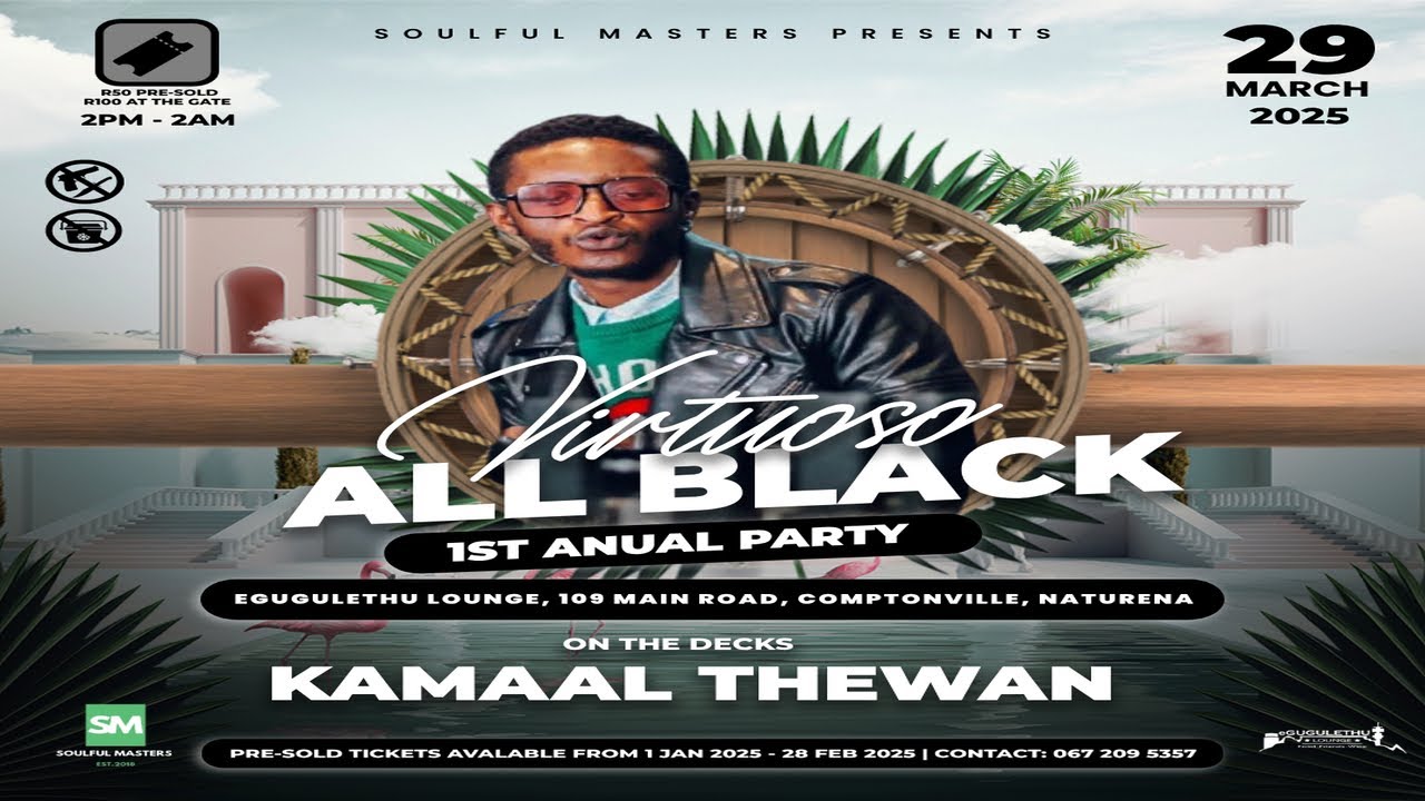 Kamaal Thewan Live @ Virtuoso All Black 2025 | Deep House Set | Soulful Masters