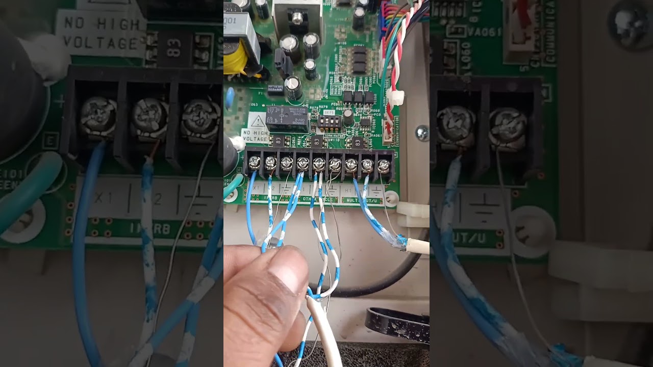 O General  VRF outdoor ki wiring.   