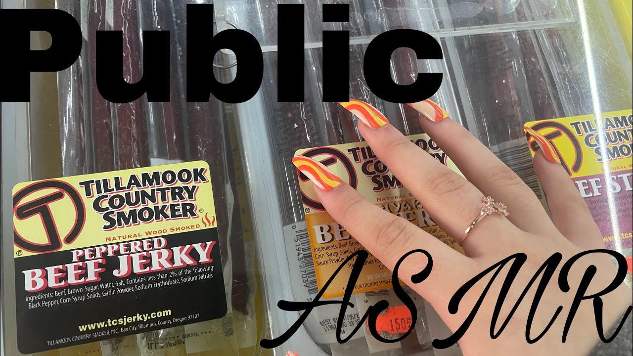 Public ASMR: Tracing, tapping & scratching. (No talking)