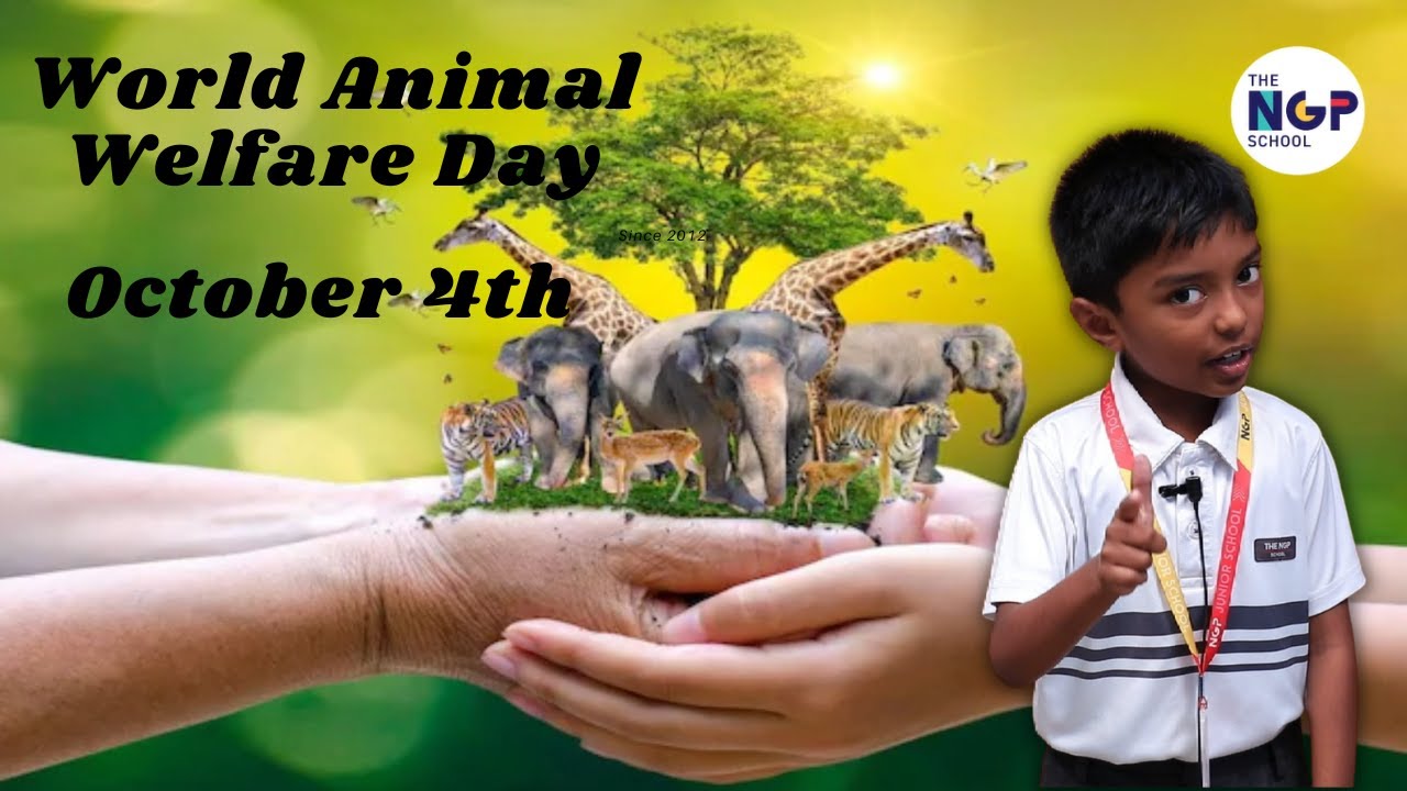 Student Talk Series #33 |  World Animal Welfare Day | Harshidh R | Grade 4 |The NGP School