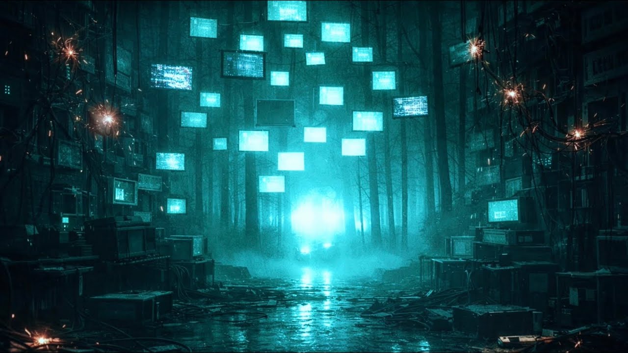 Digital Forest Ambient Music with Rain for Focus & Chillout | Relaxing Meditation 雨音のデジタルの森　チルアウト・瞑想