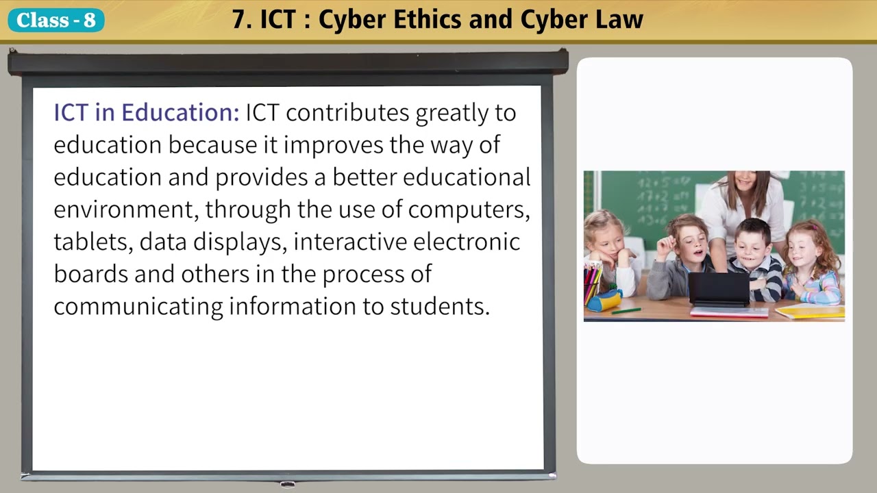 Ch 7 ICT : Cyber Ethics and Cyber Law