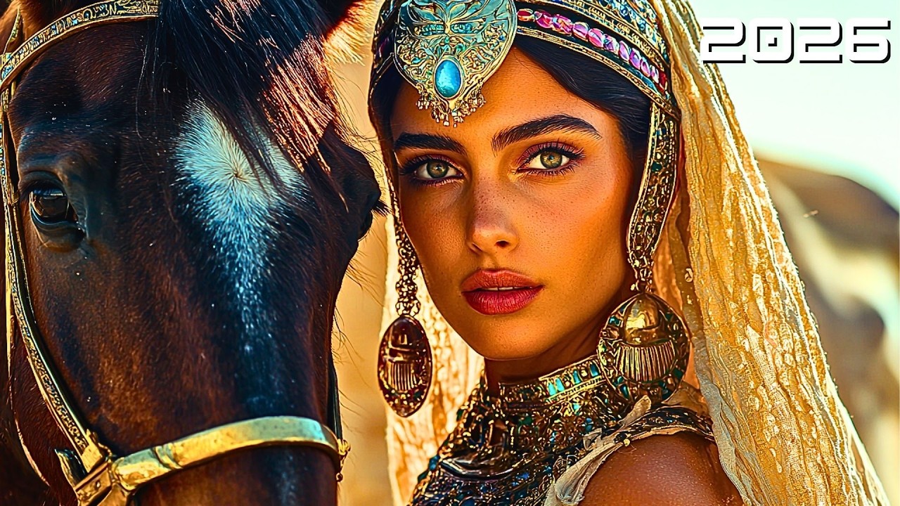Arabic Music BGM - Golden Silence Across the Burning Sands: Tranquil Desert Echoes