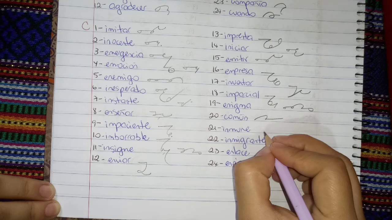 clave de taquigrafía gregg | ejercicio preparatorio | L 12
