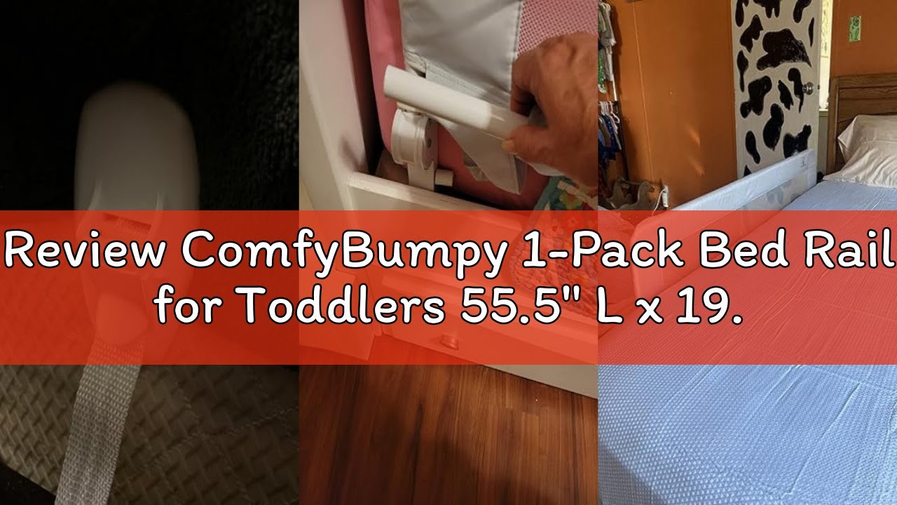 Review ComfyBumpy 1-Pack Bed Rail for Toddlers 55.5