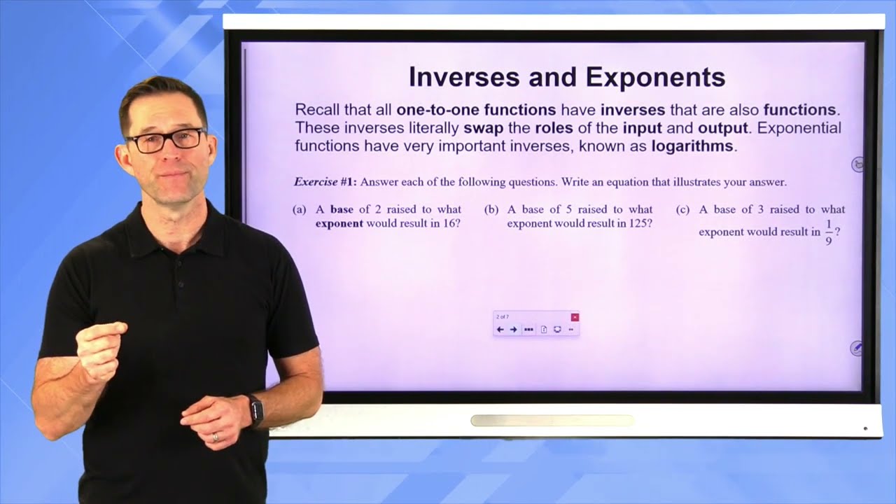 N-Gen Math Algebra II.Unit 5.Lesson 1.Introduction to Logarithms