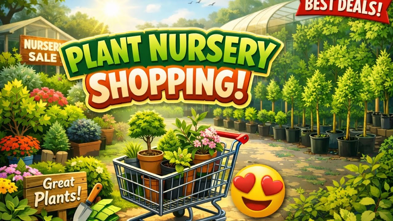 Plant Nursery Shopping 🌿 | Best Plants for Home #nature #planting 