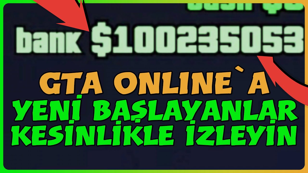 GTA ONLINE - YENİ BAŞLAYANLAR İÇİN EN HIZLI PARA KAZANMA YÖNTEMLERİ