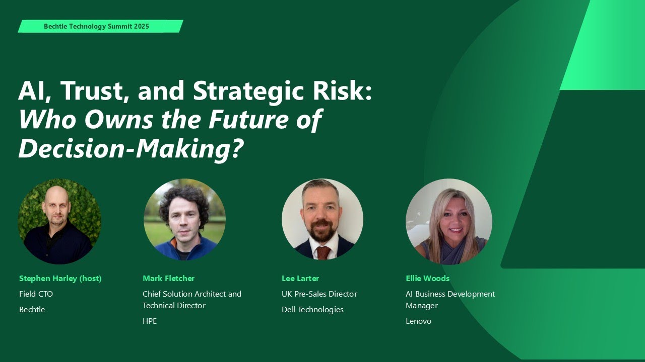 AI, Trust, and Strategic Risk: Who Owns the Future of Decision-Making?  |  Panel Discussion