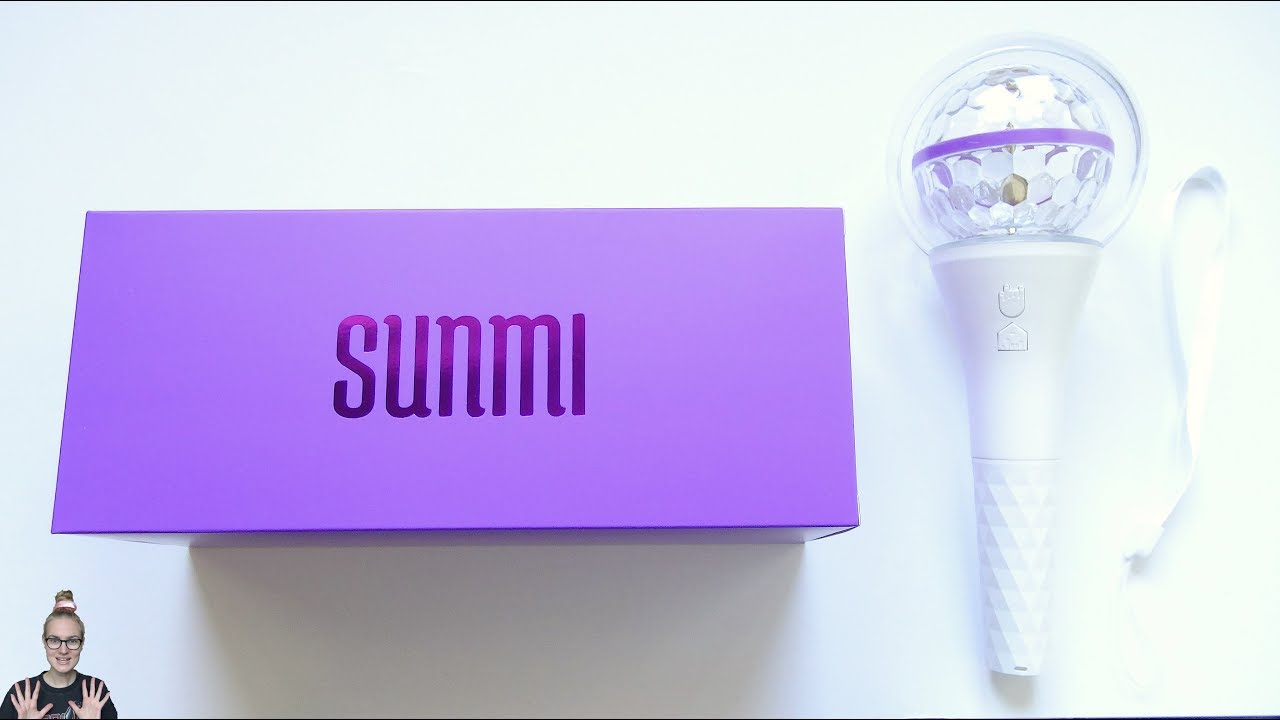 Unboxing Sunmi 선미 Official Lightstick Miyabong 미야봉