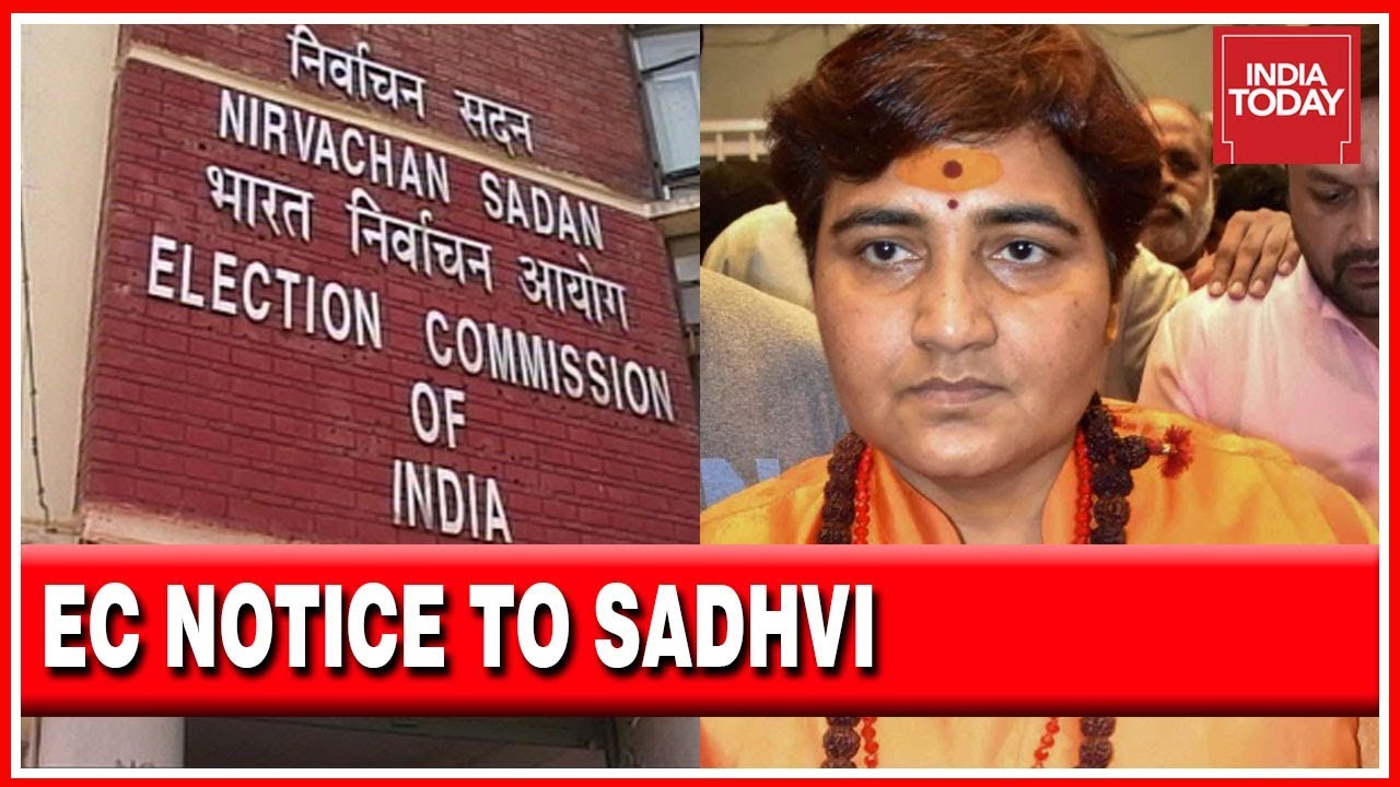 Election Commission Notice To Sadhvi Pragya Over Remarks On Hemant Karkare