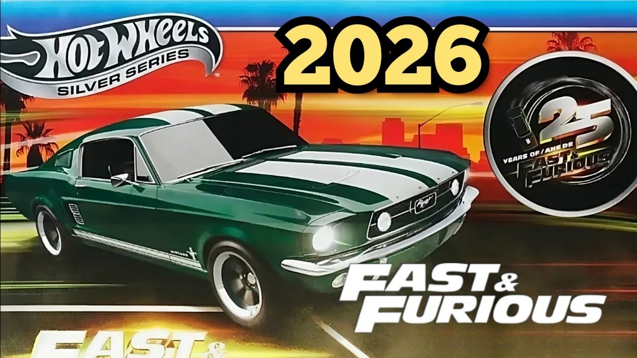 Hot Wheels Fast and Furious 2026 Pack of 10