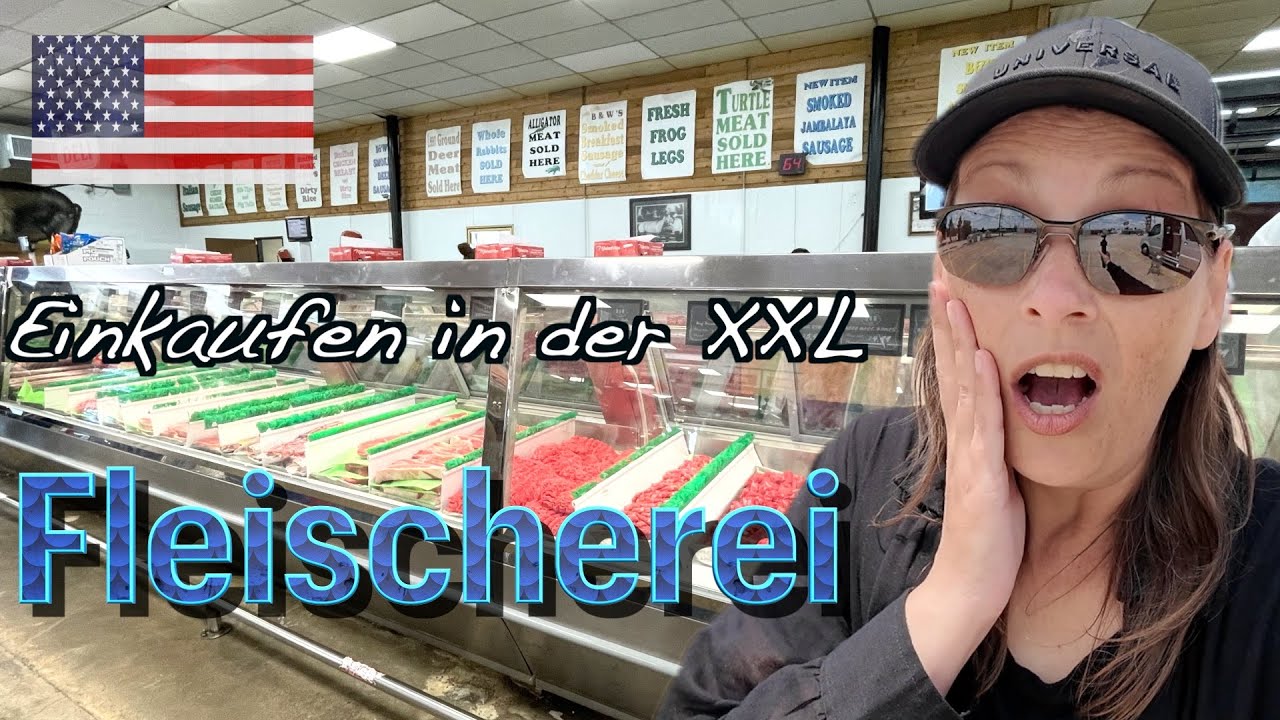 🇺🇸 Einkaufen in einer XXL Fleischerei / Metzgerei - USA Auswanderer VLOG