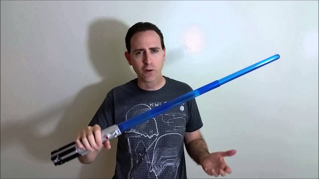 Star Wars The Force Awakens Rey's BladeBuilders Lightsaber Review
