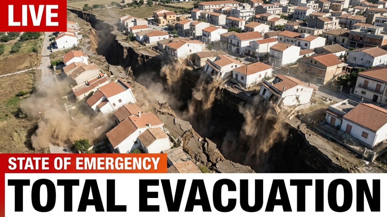 Sicily Landslide WORSE—Red Zone Already 500ft In, Geologists Say Another 1,000ft MUST Be Evacuated!