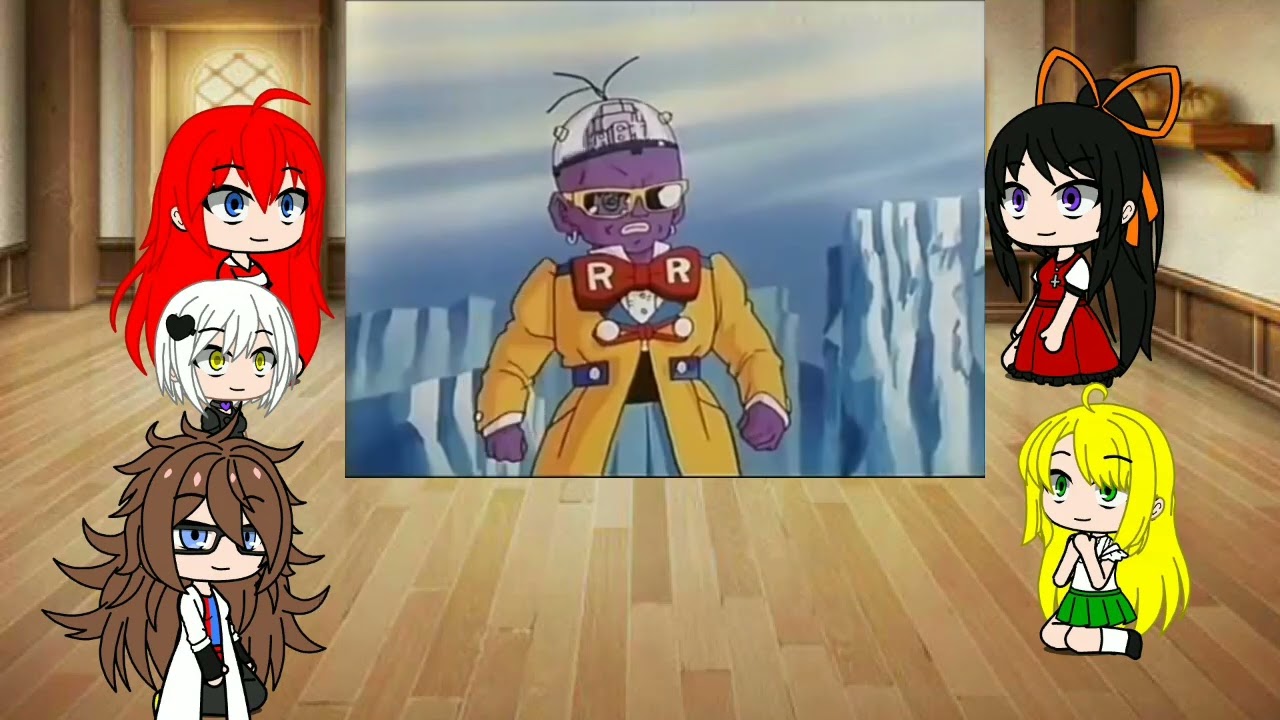 DxD+android 21 React goku vs android 13 amv