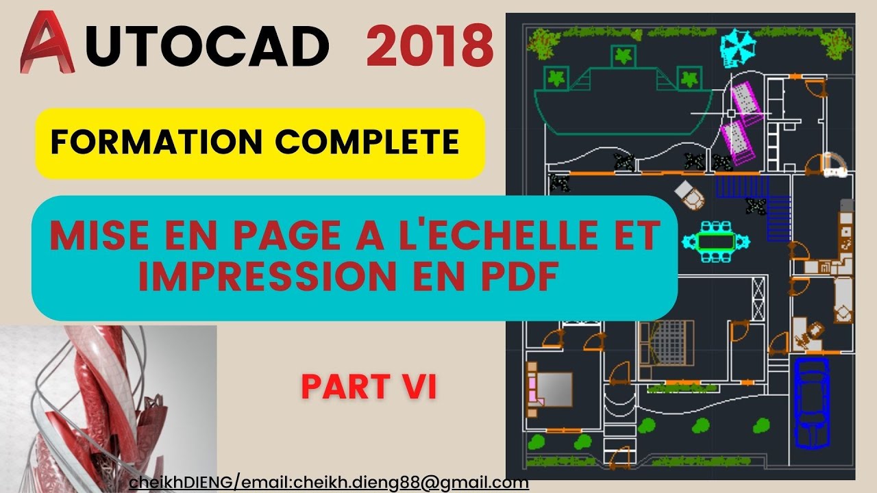 Formation COMPLETE Autocad l Mise en page et Impression à l'Echelle l Partie VI