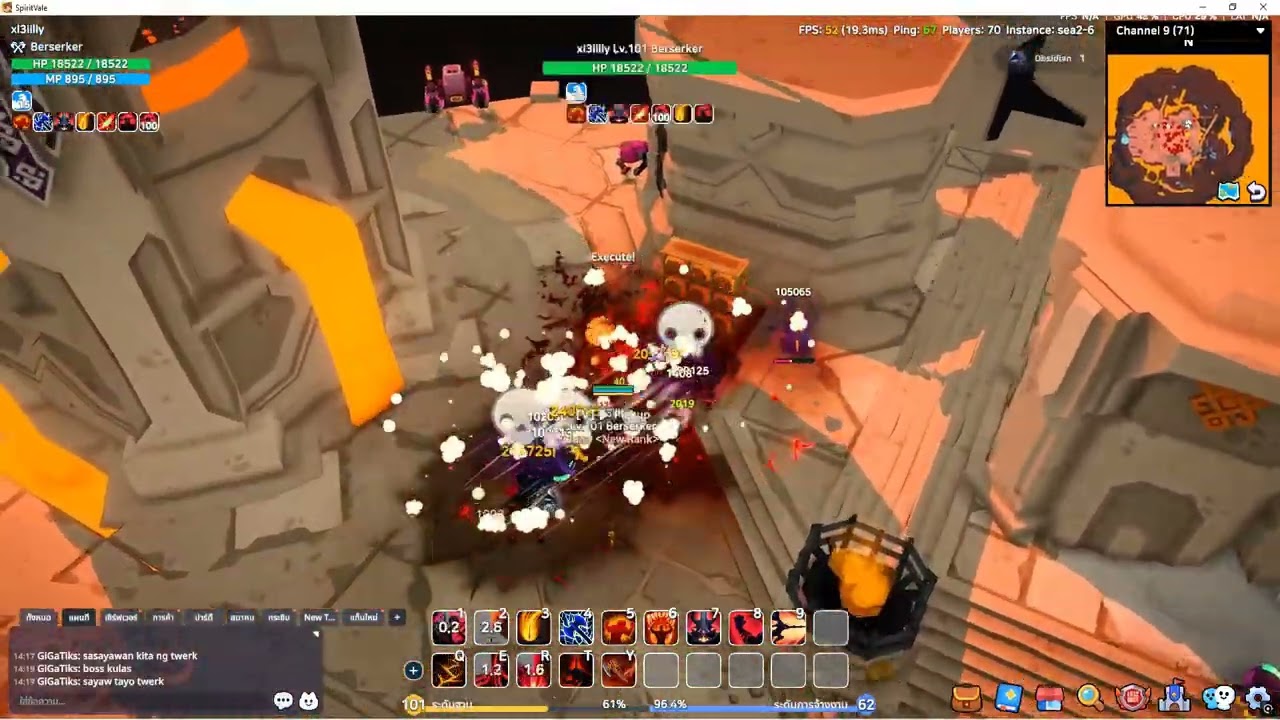 SpiritVale - Berserker Lv.101 | The Forge Leveling (Two-Handed Build) 2.0