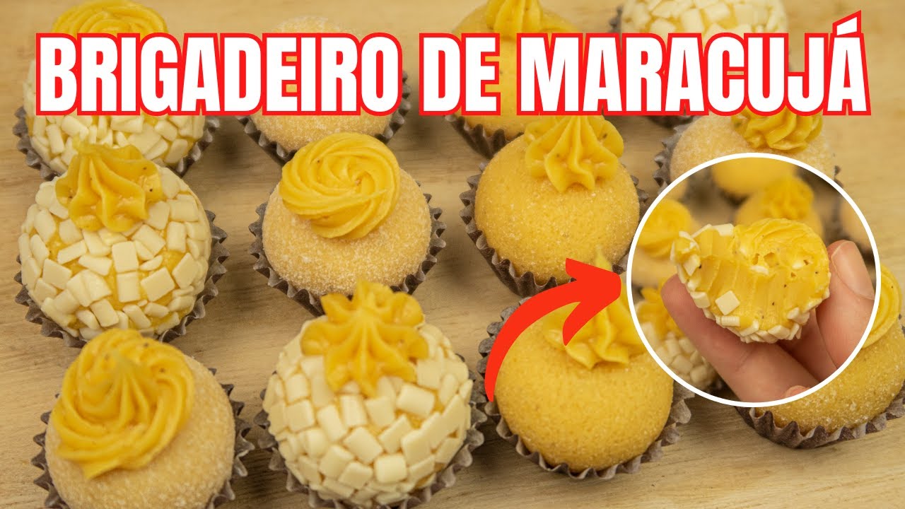 BRIGADEIRO DE MARACUJÁ PERFEITO SEM TALHAR! - Feito com a POLPA!