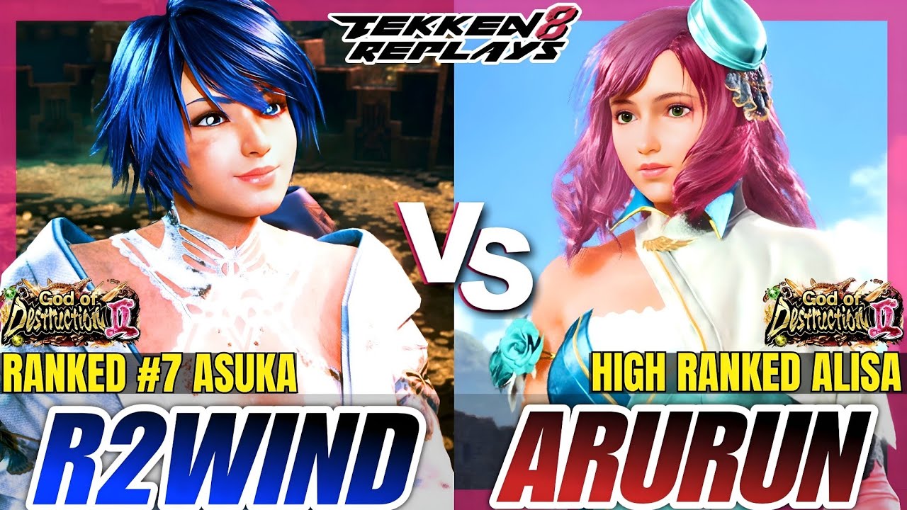 Tekken 8 | R2Wind (Asuka) vs Arurun (Alisa) | High Level Ranked Match Replay
