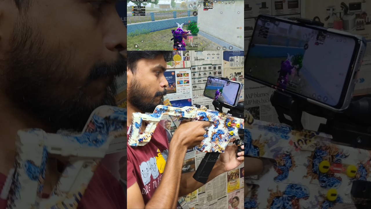 BGMI CONTROLLER #shorts#shortsfeed#pubgmobile#controller#cybotgaming#gaming#trending#bgmi#bollywood