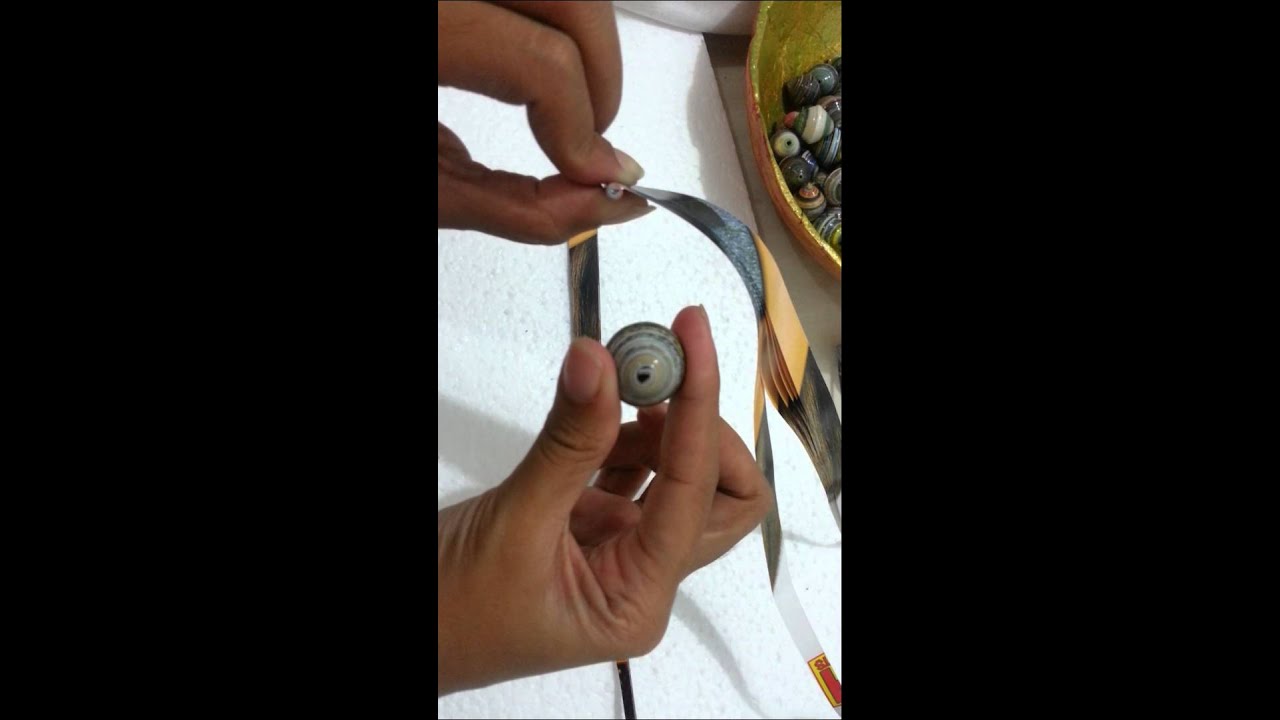 Double Bicone Paper Beads