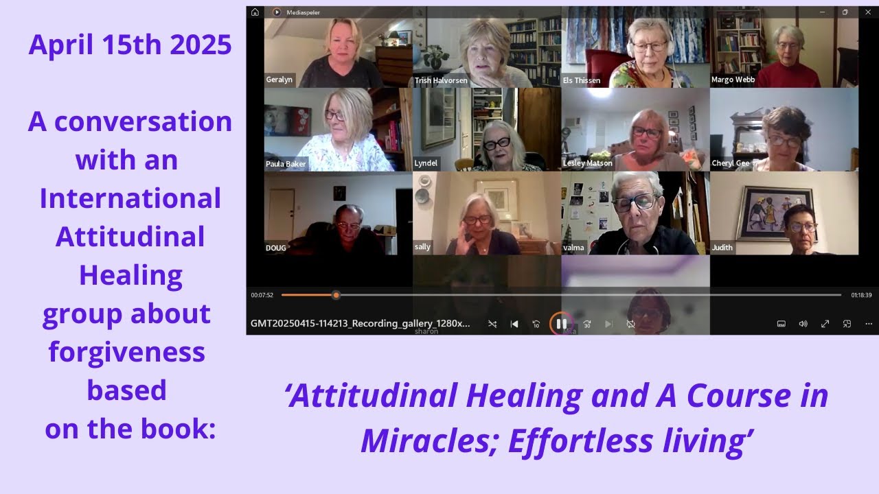 AH & ACIM, Effortless Living. A conversation about forgiveness and more.