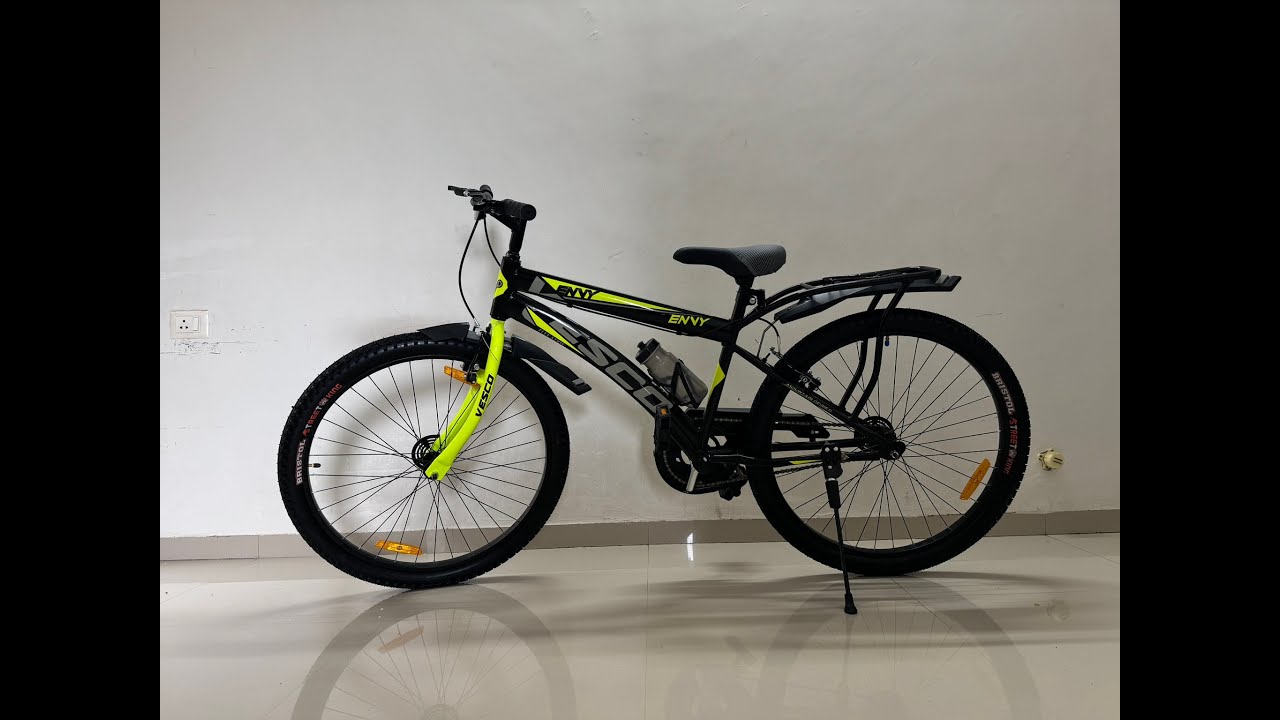 VESCO Envy City BikeCycle 26T with Inbuilt Carrier Unboxing and Assembling