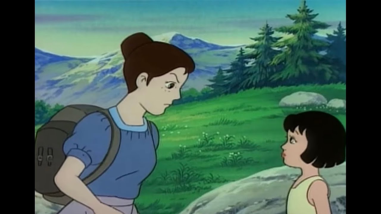 Heidi (1995 GoodTimes Entertainment) - Heidi Takes Off Her Clothes & Gets Scolded By Her Aunt Dete
