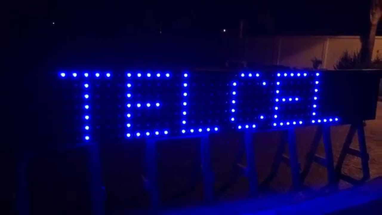 Señalizacion vial y letreros luminosos LED