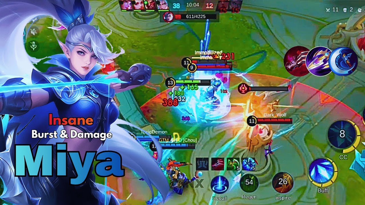 Miya The Bloody Archer 🩸 Unstoppable Late Game | MLBB