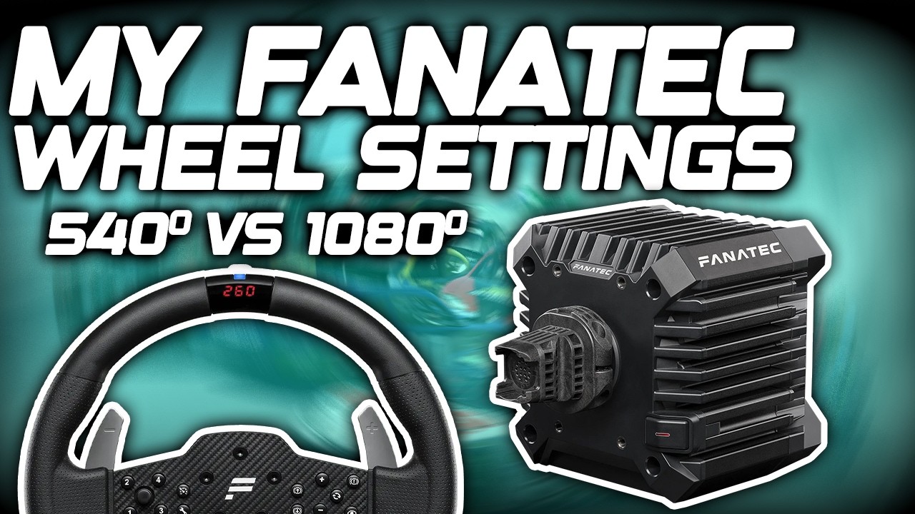 My iRacing Wheel & Pedal Settings (Plus 1080° vs 540° Test)