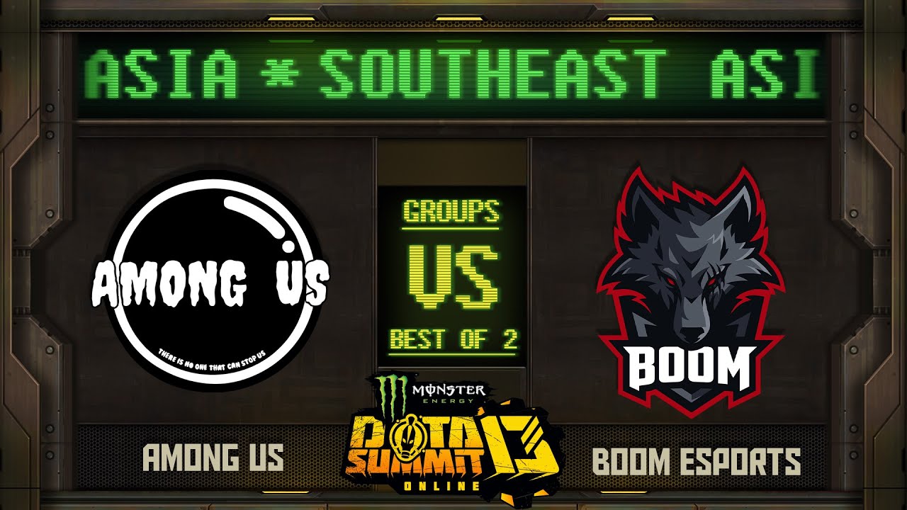 Among Us vs BOOM Game 1 - Monster Energy Dota Summit 13 Online SEA: Groups w/ Basskip