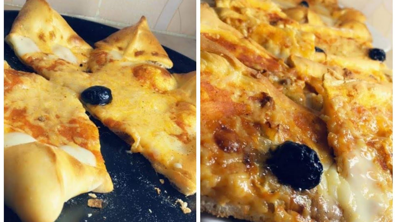 وصفة البيتزا 🍕🍕🍕معشوقة الجماهير 😆😆