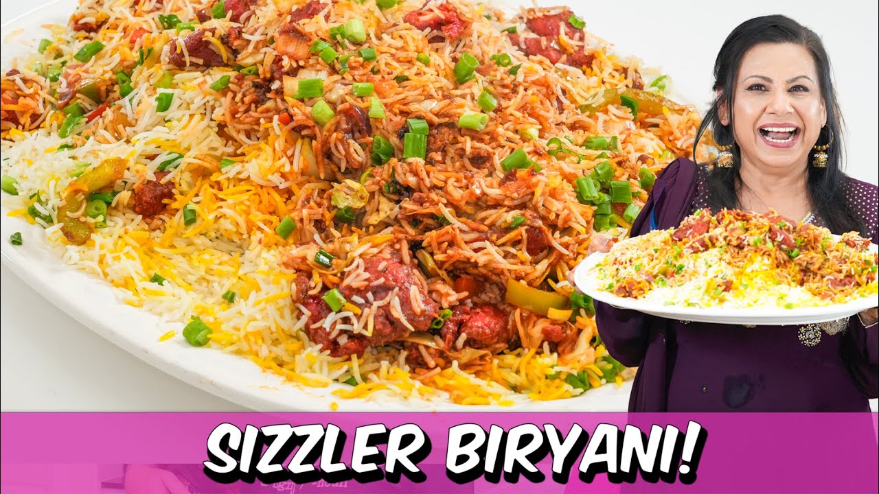 Kabhi Aisi Chicken Biryani Try Ki Hai? New Sizzler Fusion Chicken Biryani Recipe in Urdu Hindi - RKK
