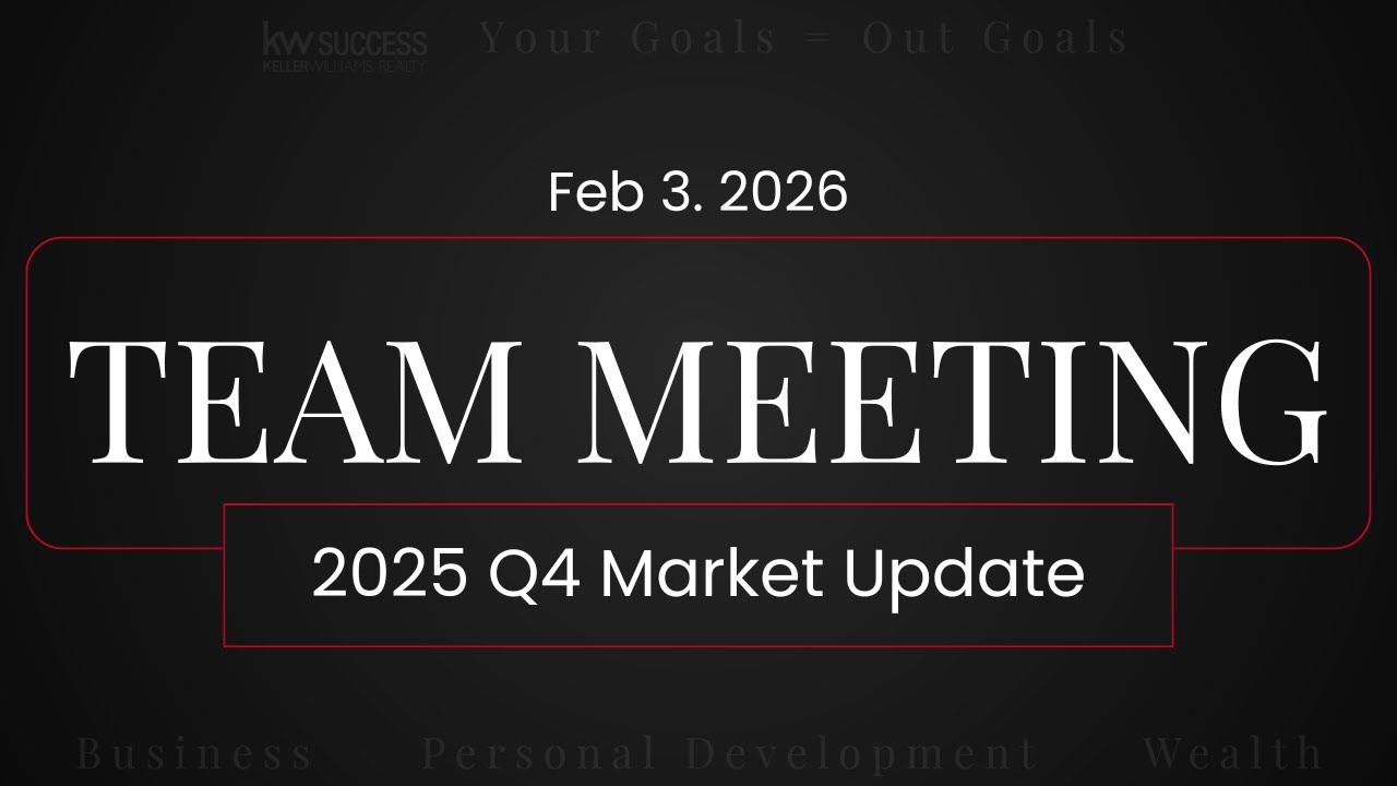 2025 Q4 Utah Real Estate Market Update - Team Meeting Feb 3. 2026