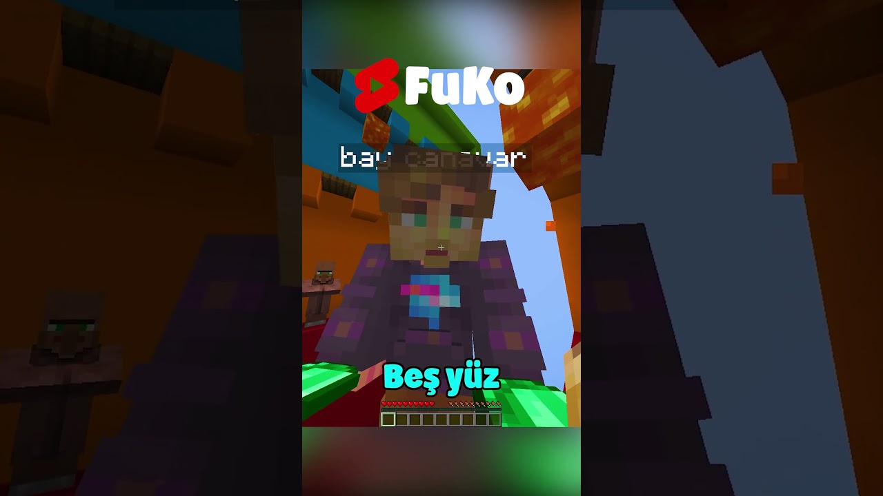 K&ouml;yl&uuml;ye G&uuml;ven Olmaz... #minecraft #shorts