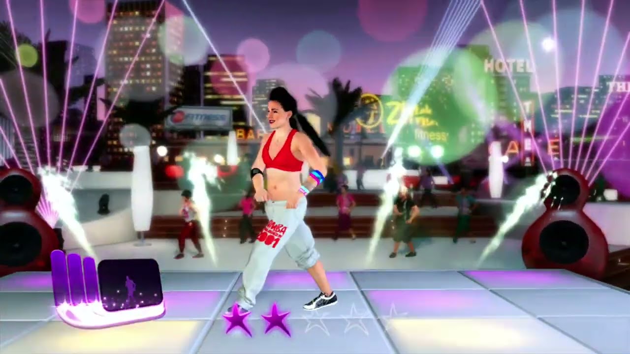 Zumba Rush Fitness Un Solo Pueblo 5 Stars XBOX 360 Kinect