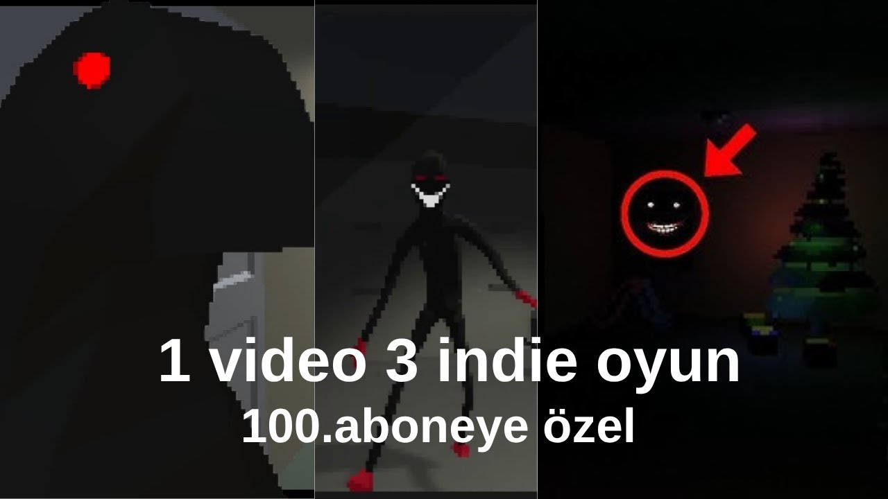 1 VİDEODA 3 KORKU OYUNU  (100.aboneye özel)