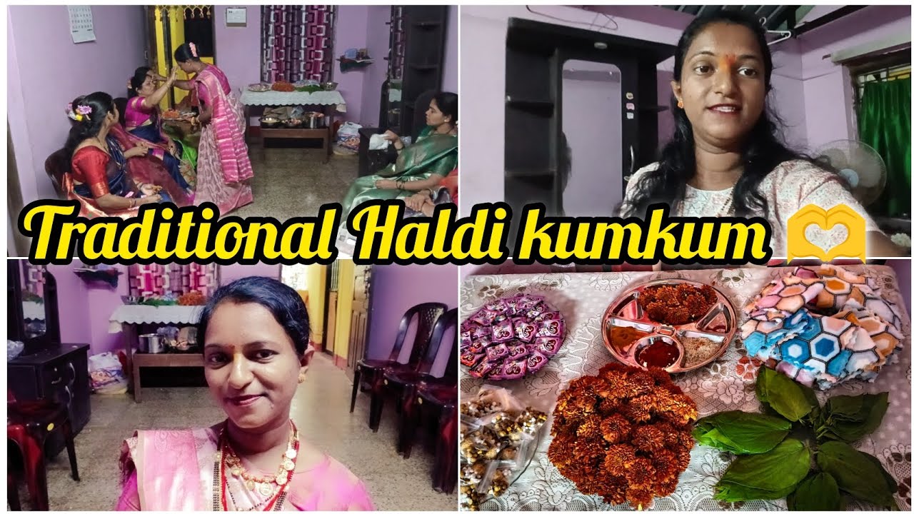 Haldi Kumkum Vlog 💛 | Preparation to Celebration! 🎇🎆 