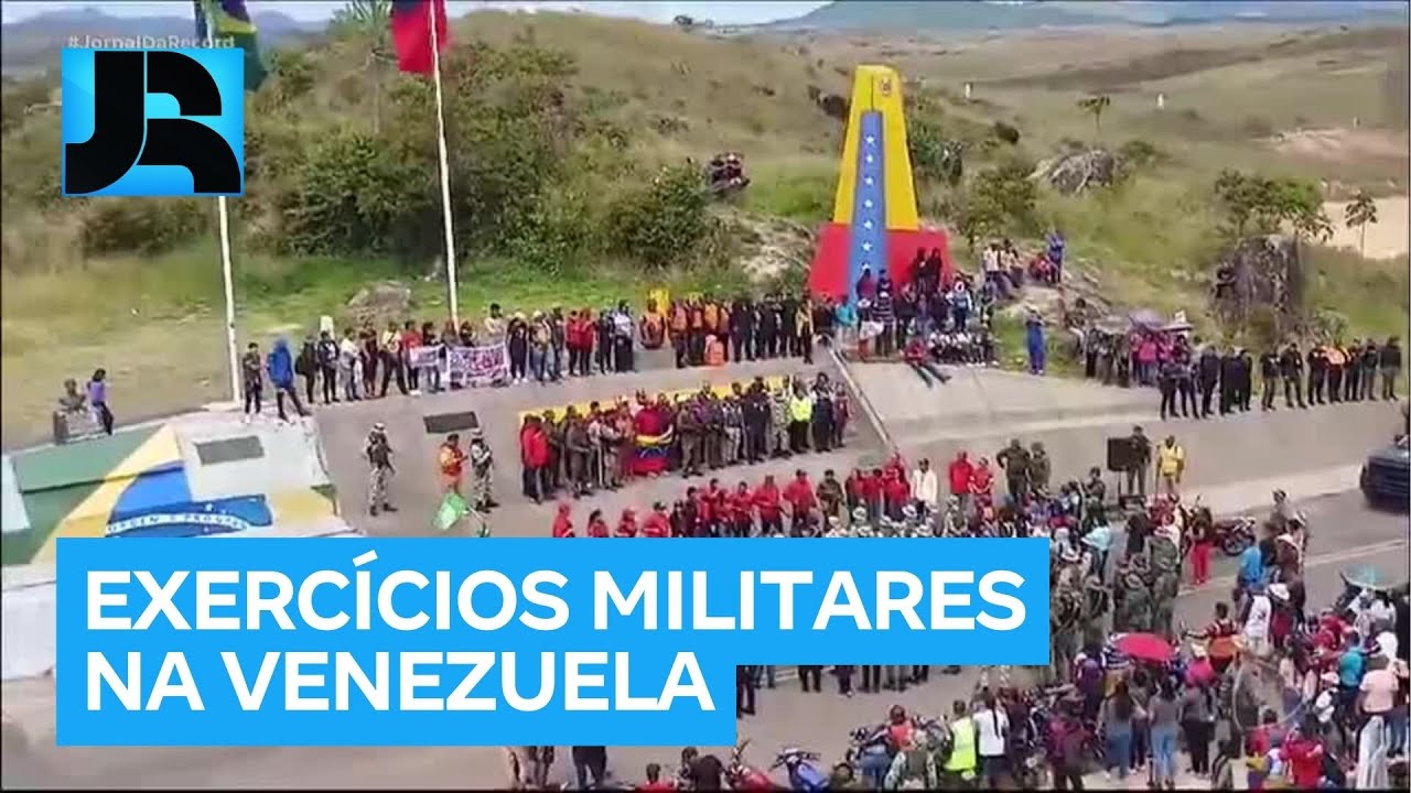 Nicolás Maduro anuncia exercícios militares nas fronteiras da Venezuela