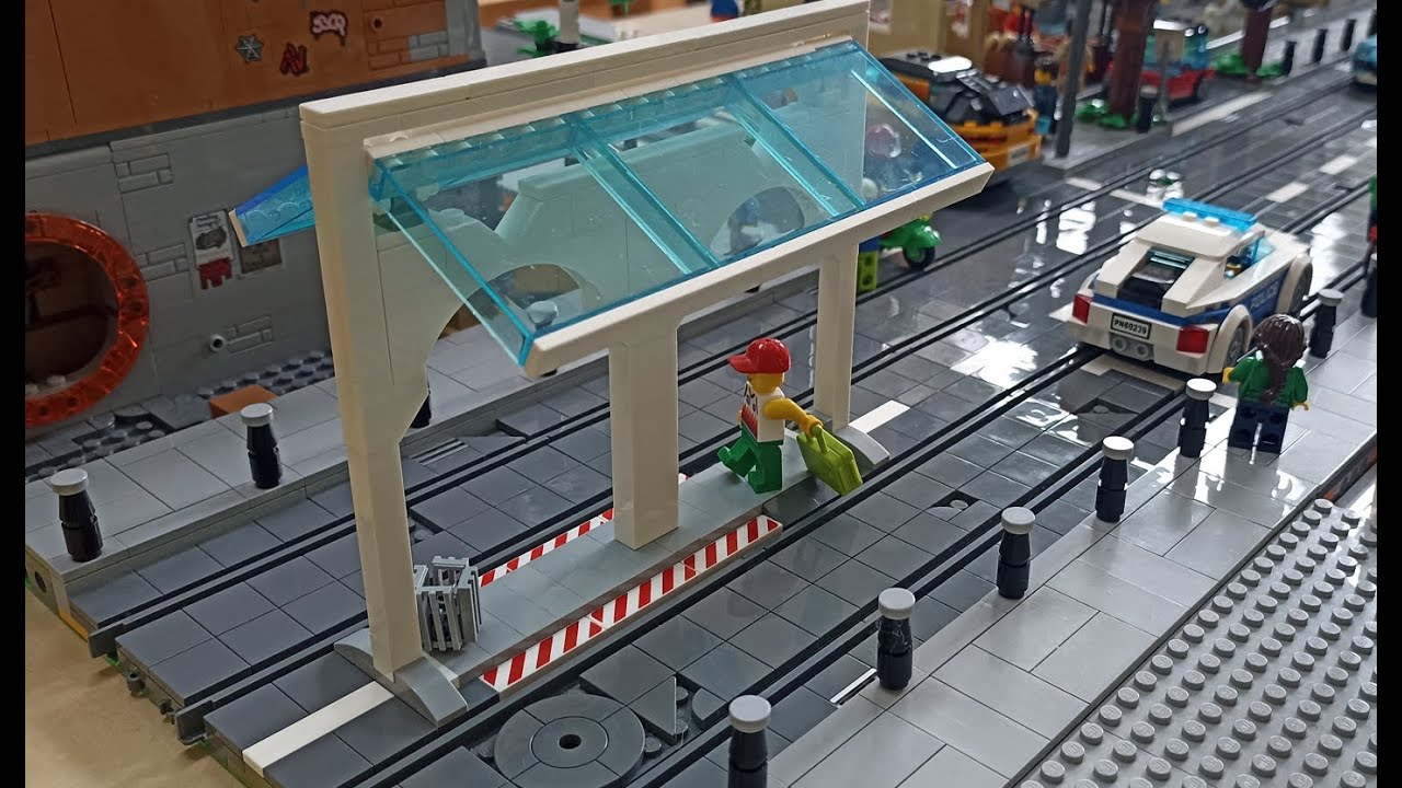 Straßenbahnstation - Bau meiner Lego Stadt Teil 22