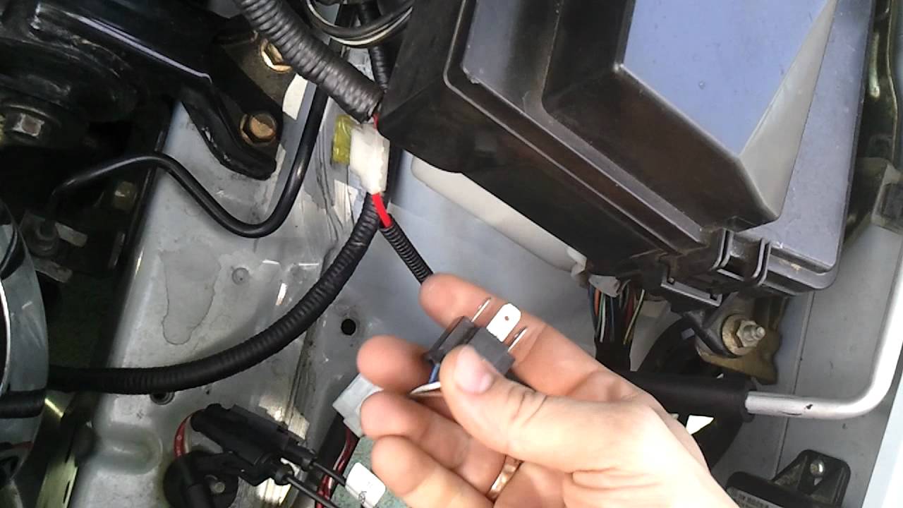MSP Mazdaspeed Protege Morimoto H1 projector retrofit & H4 relay harness explanation