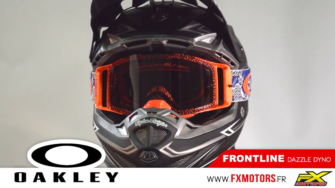 Oakley Frontline Dazzle Dyno Orange Bleu Prizm 2018