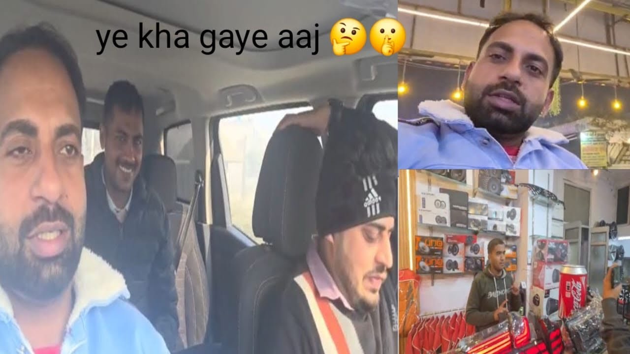 Papa ji gaye aapne friends ke sath 😍gadi ki modification ke liye Delhi 🥰😍😍
