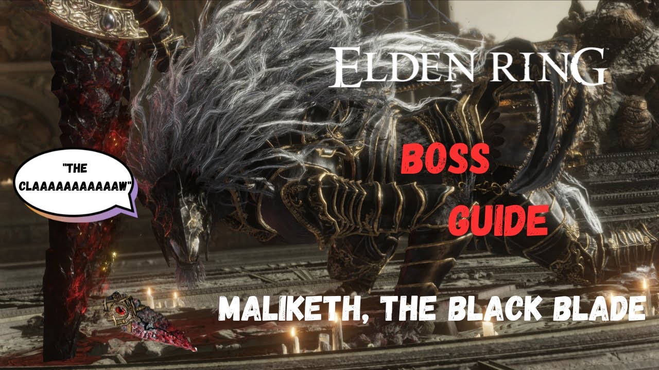 ELDEN RING | HOW to BEAT Maliketh, The Black Blade | Boss Fight Tutorial | TIPS & TRICKS