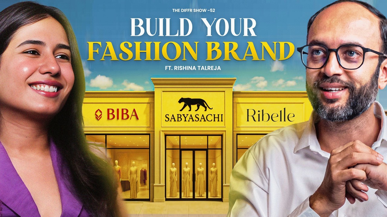 How to BUILD a PROFITABLE SUSTAINABLE FASHION BRAND in India | The Diffr Show Ep 52